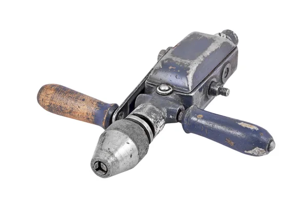Vintage hand drill — Stock Photo, Image