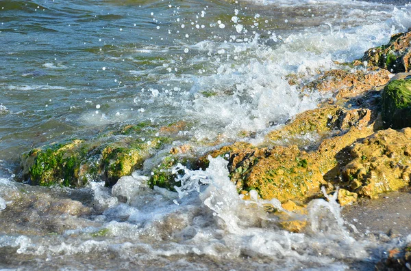 stock image Storm beside the rock