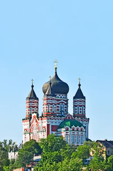Orthodoxe kathedraal in feofaniya — Stockfoto