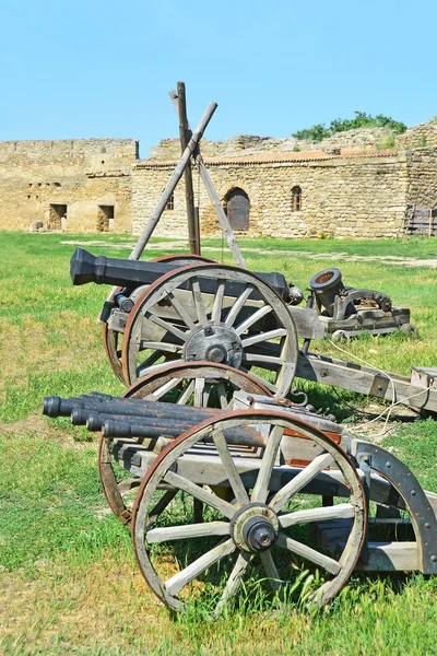 Canhão de artilharia antigo — Fotografia de Stock