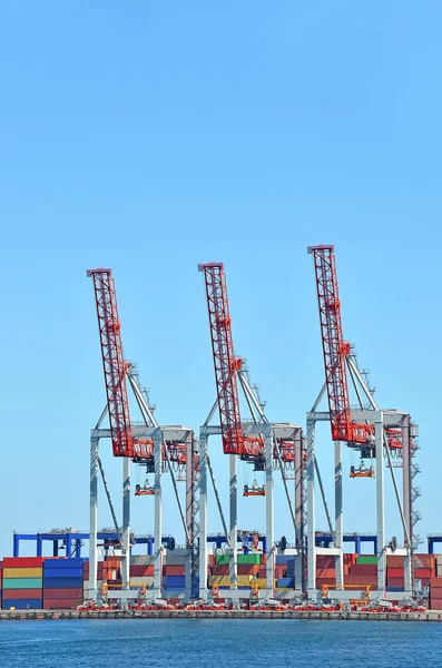 Hafenkran — Stockfoto