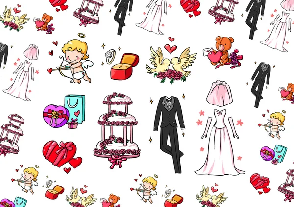 Collection mariage — Image vectorielle