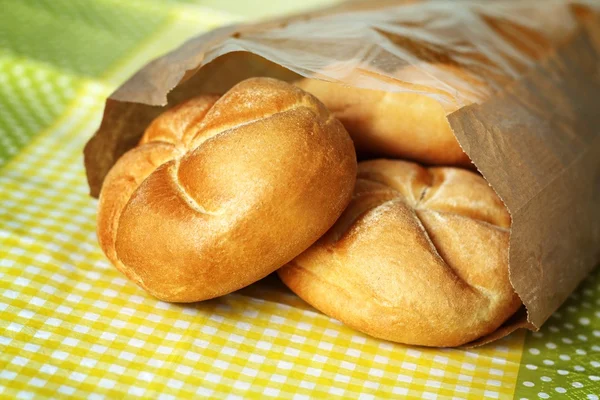 White bread rolls — Stock Photo, Image