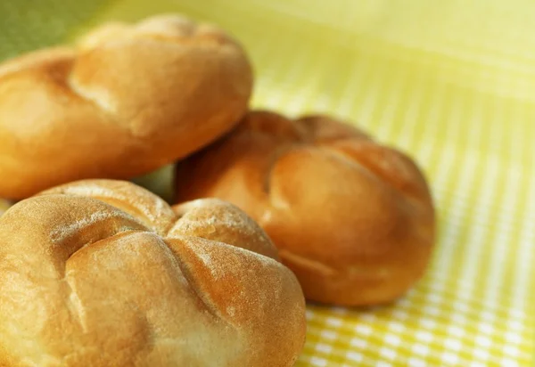 Three bread rolls — Stock Photo, Image