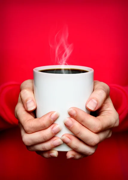Caffè caldo Fotografia Stock