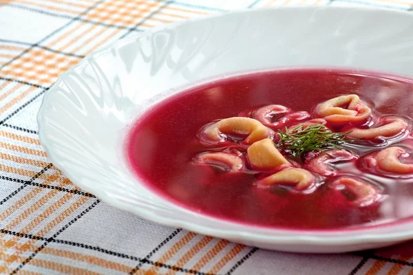 Польский свекольный суп — стоковое фото