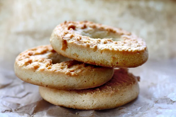 Three biscuits — Stock Photo, Image