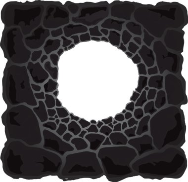 Wild rock clipart