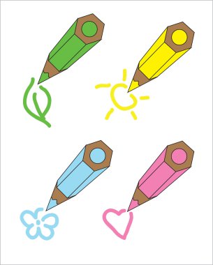 Four color clipart