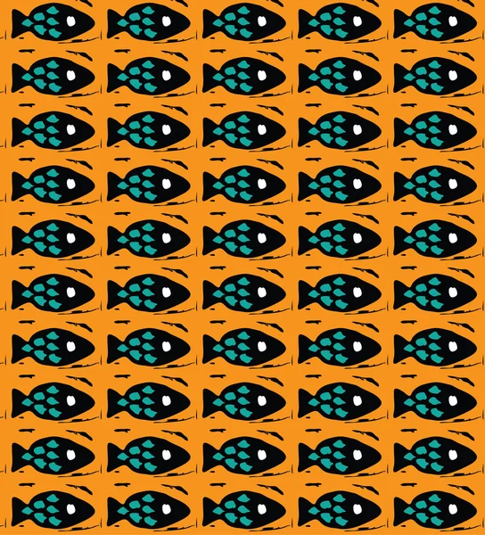 橙色的海 — 图库矢量图片