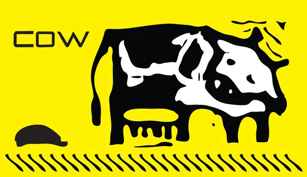Krowa wektor — Wektor stockowy