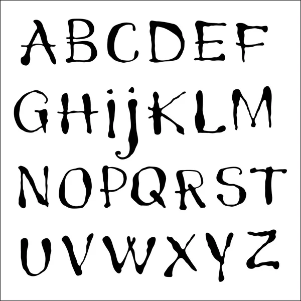 Векторный алфавит . — стоковый вектор
