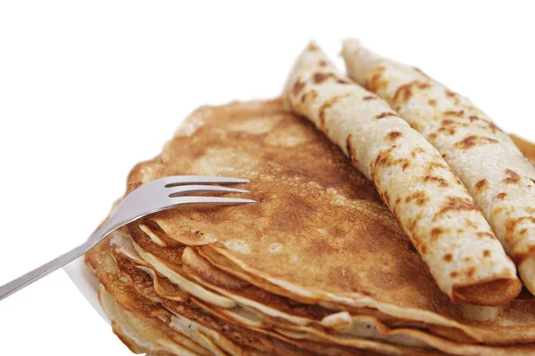Beautiful fried pancakes — Stock Photo, Image