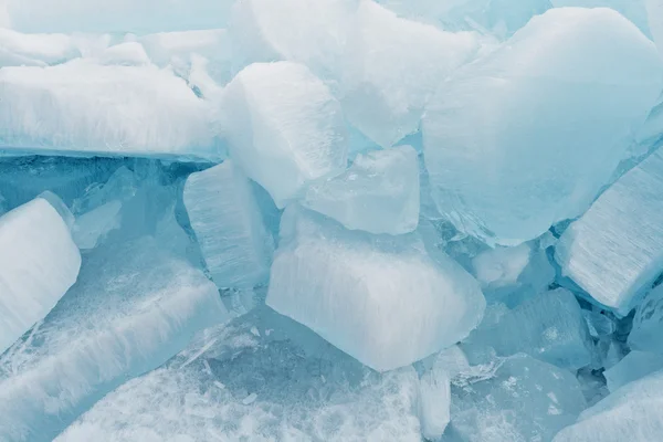 Velké kusy rozbité ledu — Stock fotografie