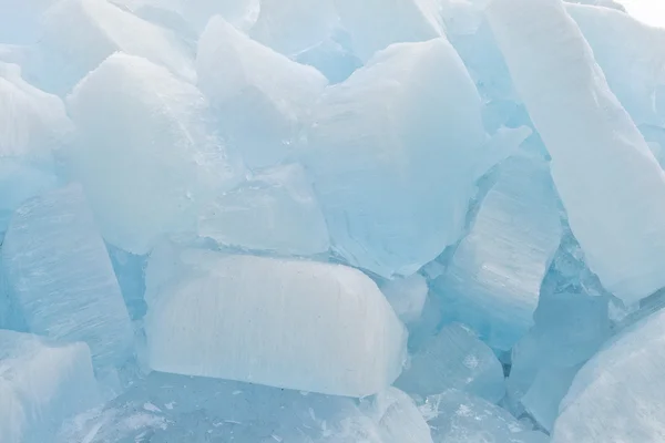 Grandes témpanos de hielo en Baikal — Foto de Stock