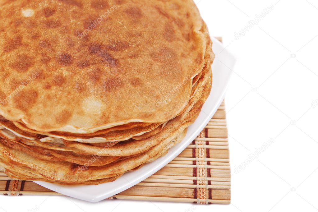 Beautiful fried pancakes
