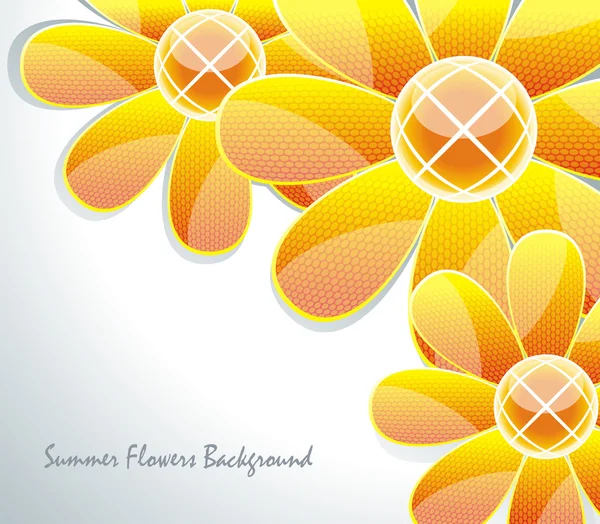 Abstrato padrão de flor de vidro. Ilustração vetorial —  Vetores de Stock