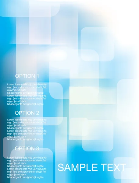 Vektor úžasné abstraktní modré pozadí — Stockový vektor