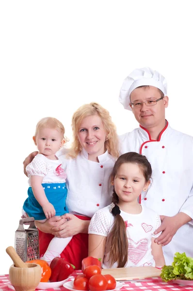 Familienküche — Stockfoto