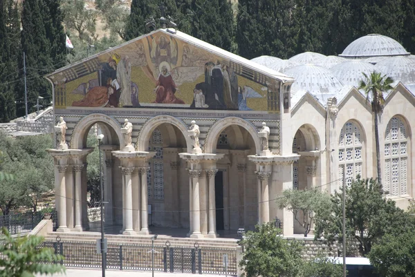 Kerk van de gethsemane, Jeruzalem — Stockfoto