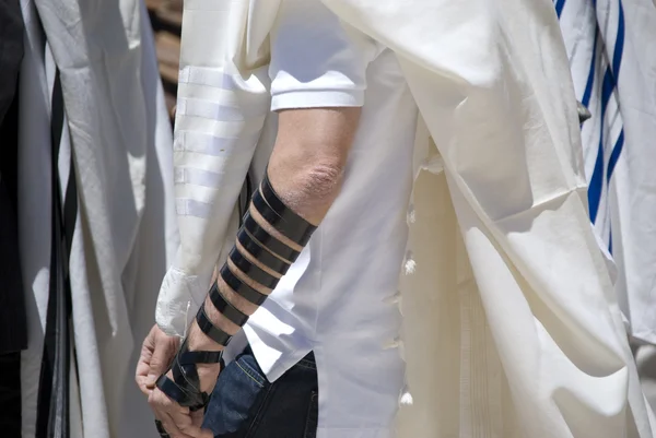 Tefillin - guarda-roupa de oração judaica — Fotografia de Stock