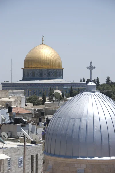 Gyllene taket - Klippdomen, jerusalem — Stockfoto
