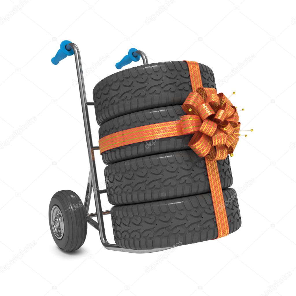 Hand Truck with Tires