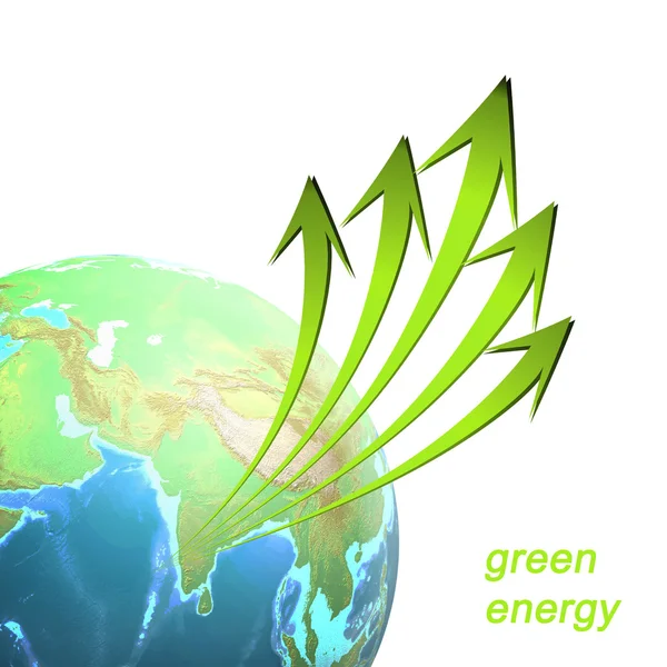Zelená energie — Stock fotografie