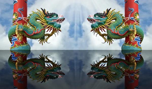 stock image Dragon statues