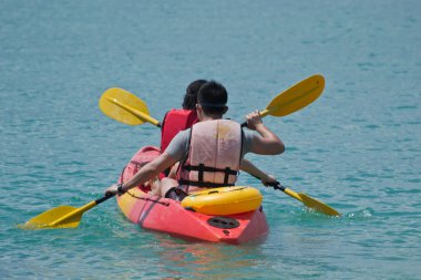 Kayaking clipart