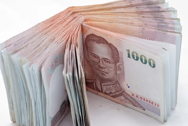 Thailändska sedlar — Stockfoto