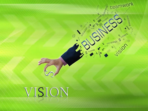 Business hand — Stock Photo, Image