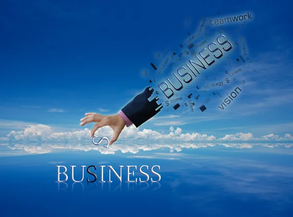 Mão de negócios — Fotografia de Stock