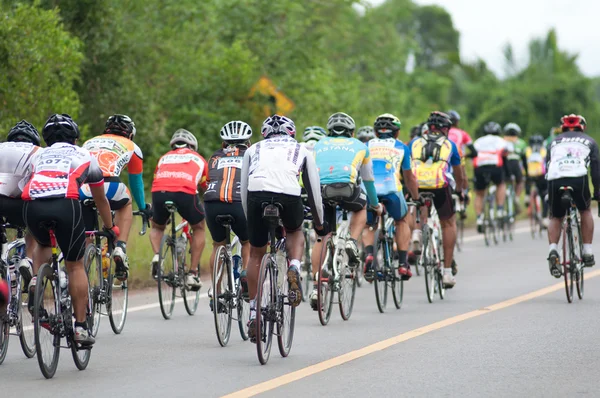 Corrida de bicicleta — Fotografia de Stock