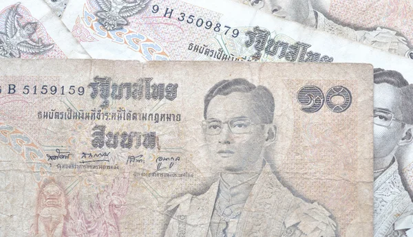 Banconote retrò thai Immagini Stock Royalty Free