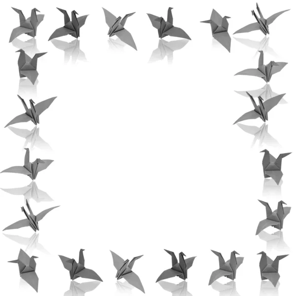 Бумажные птицы — стоковое фото