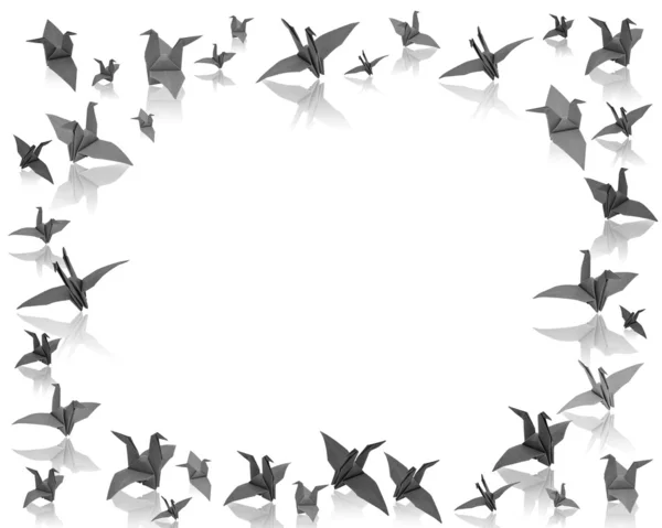 Vogelbasteln aus Papier — Stockfoto
