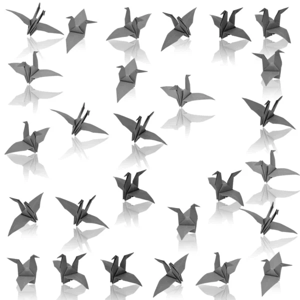 Vogelbasteln aus Papier — Stockfoto