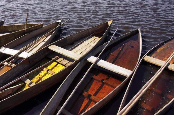 Barcos de madera — Foto de Stock