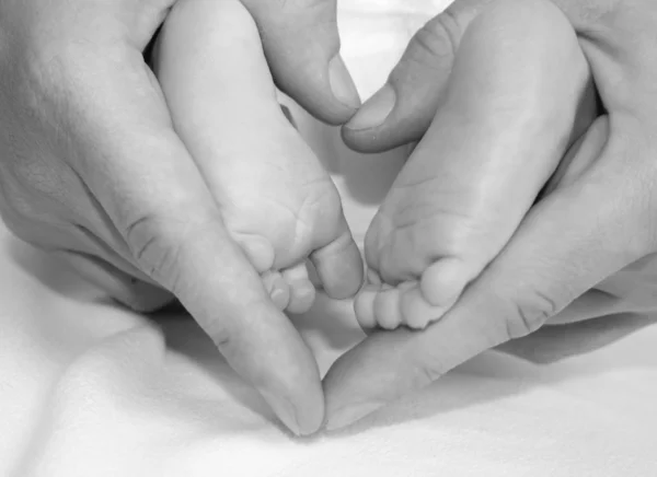 Baby's voeten — Stockfoto