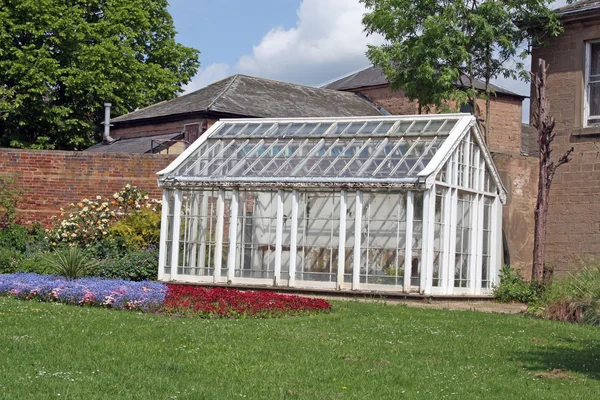 Large white greenhouse — Stock Photo, Image