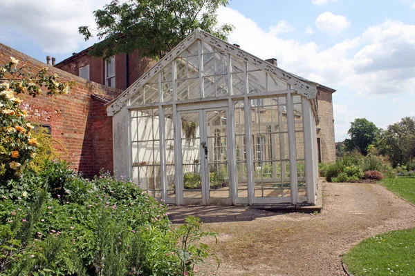 Large white greenhouse — Stock Photo, Image