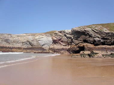 Cornwall beach clipart
