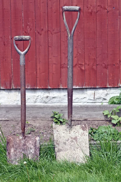Garden spade — Stock Photo, Image
