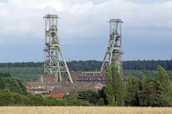 stock image Clipstone pit stocks