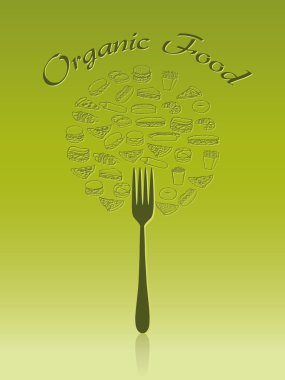 Organic food clipart