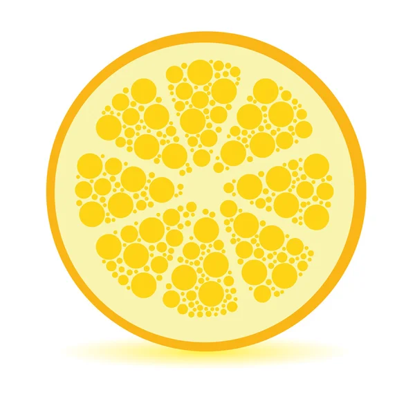 Точечный лимон — стоковый вектор