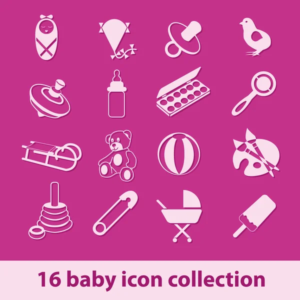 Icono del bebé — Archivo Imágenes Vectoriales