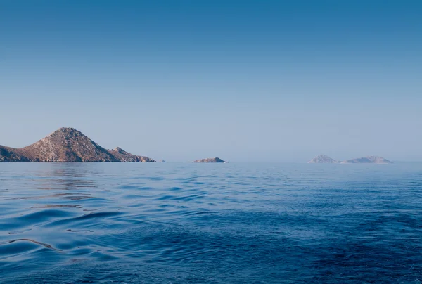 stock image Sea view from Hydra Island, Greece