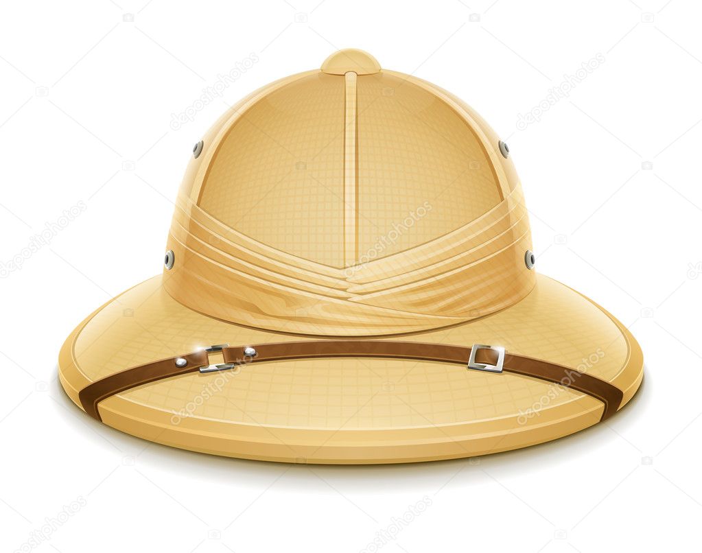 Pith helmet hat for safari